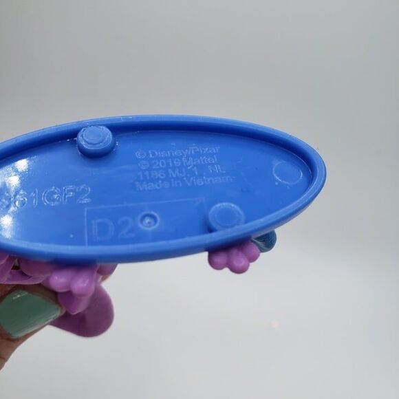 2 McDonalds Disney Monsters Inc Figures 2" Cake Topper Boo Randall Boggs Set - Picture 3 of 10